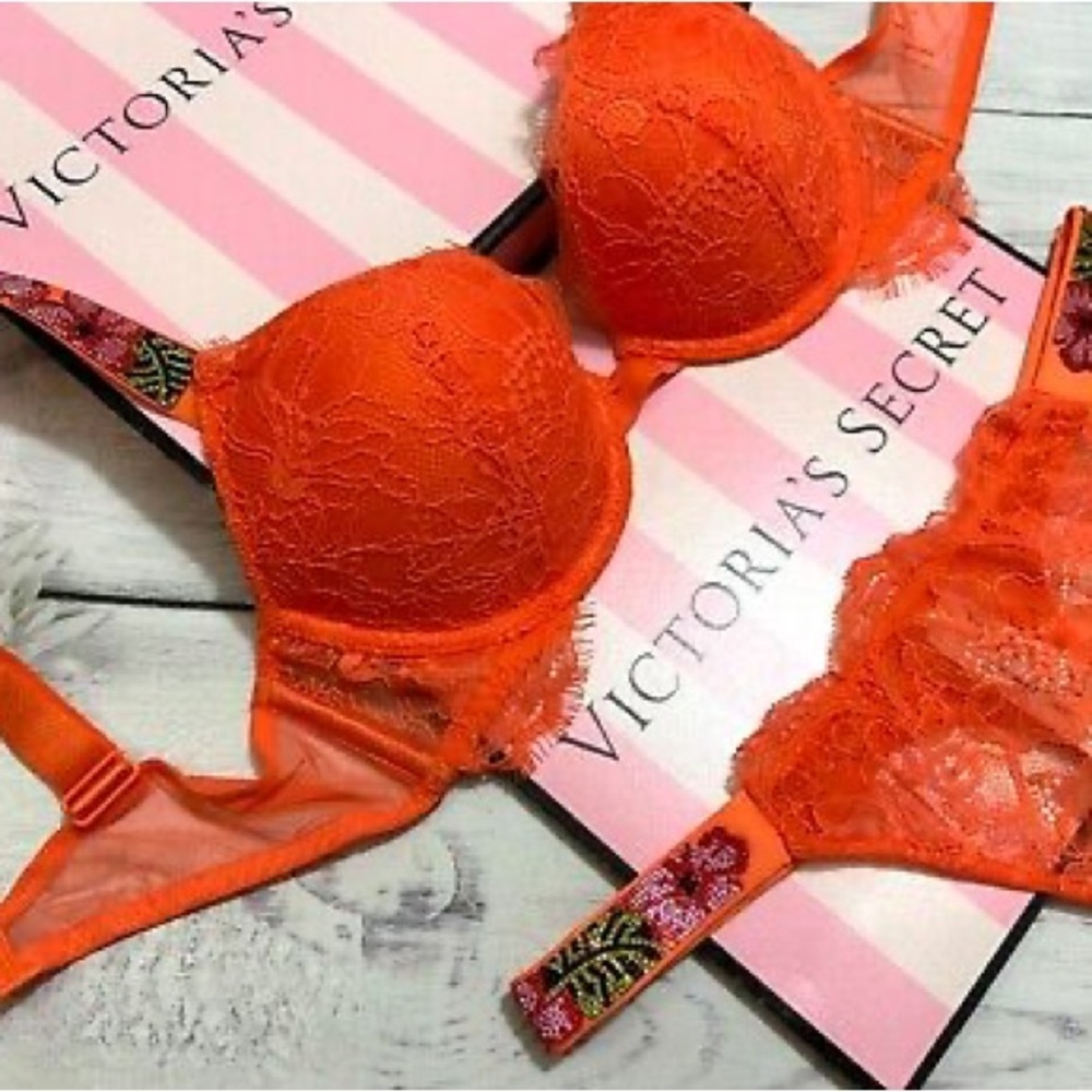 Victoria’s Secret Shine Strap SET Sunny Orange
